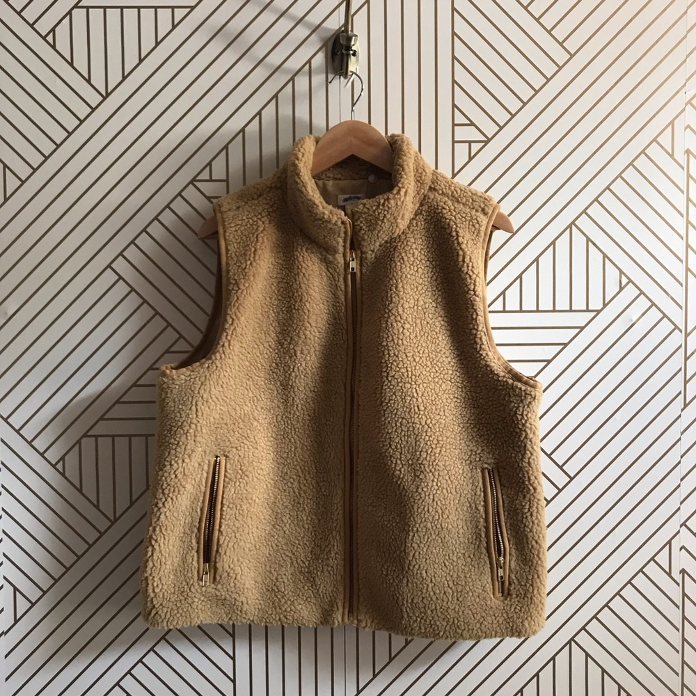 J. Crew Factory Sherpa Vest